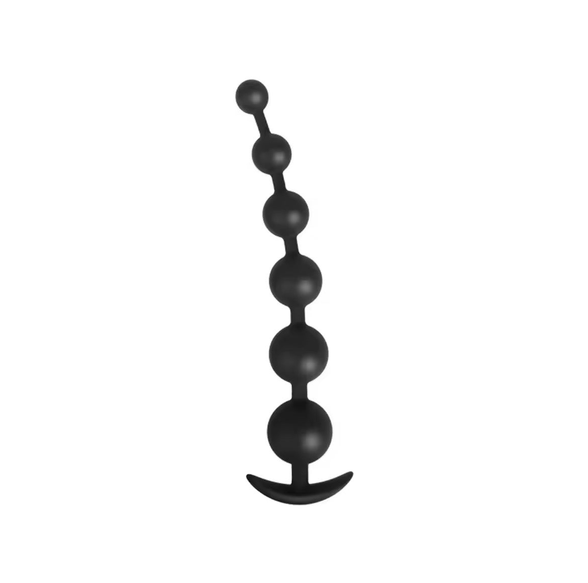 Grand plug anal en silicone BDSM avec perles anales