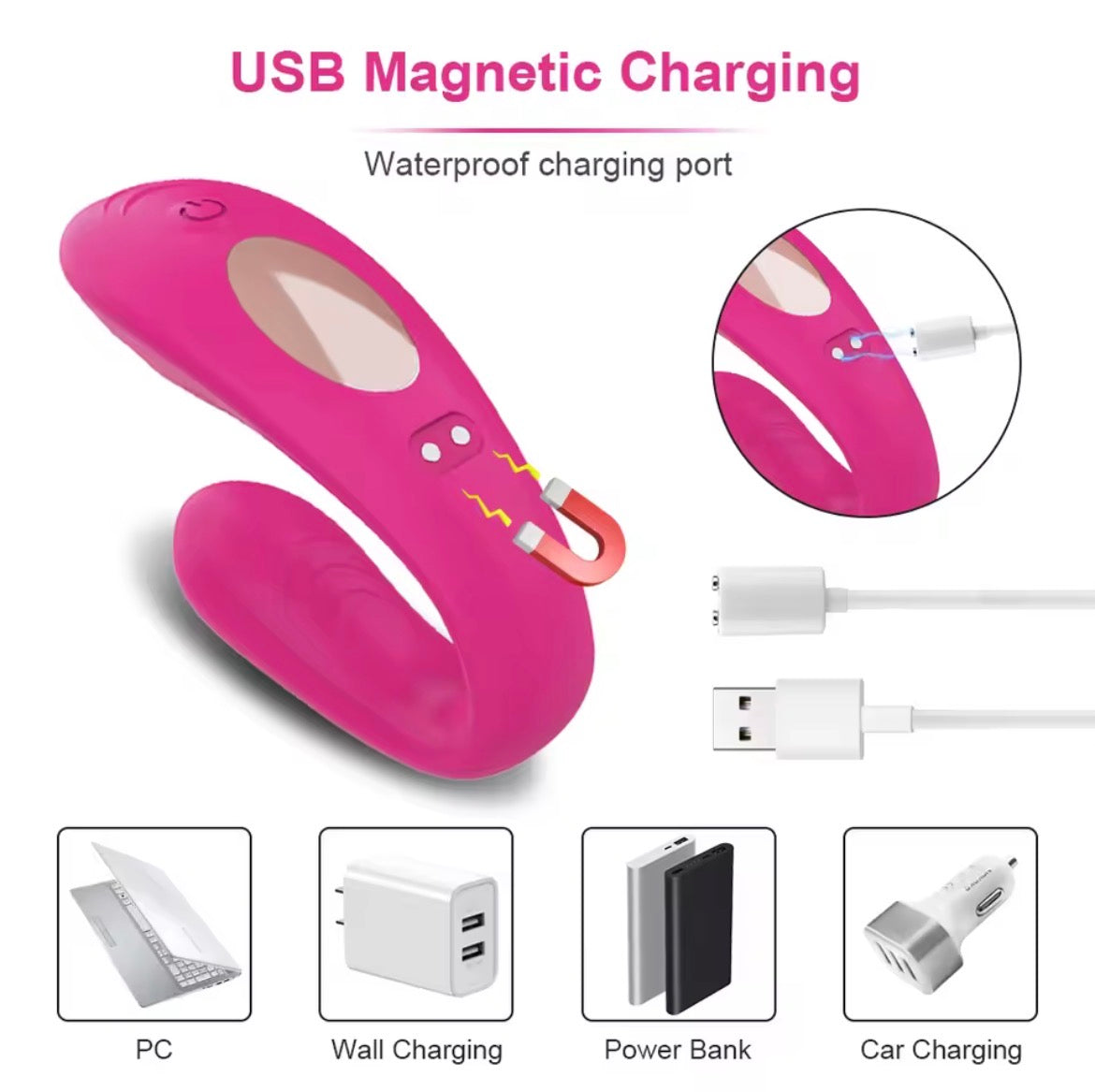 Jouets sexuels Double pénétration vagin vibrateur