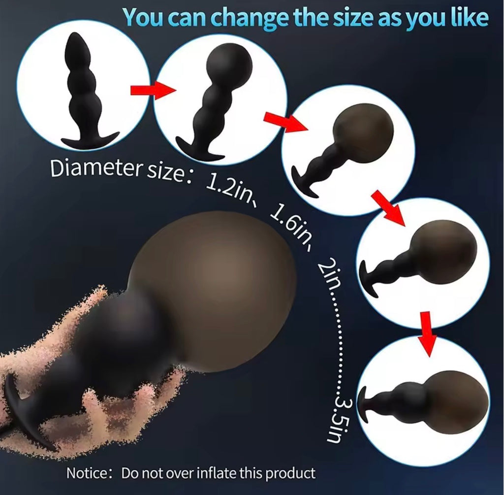 Plug Anal gonflable BDSM
