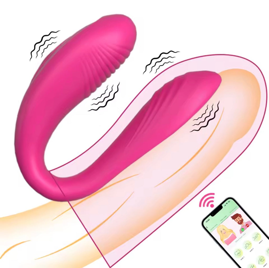 Jouets sexuels Double pénétration vagin vibrateur