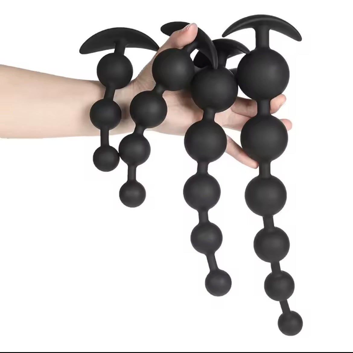 Grand plug anal en silicone BDSM