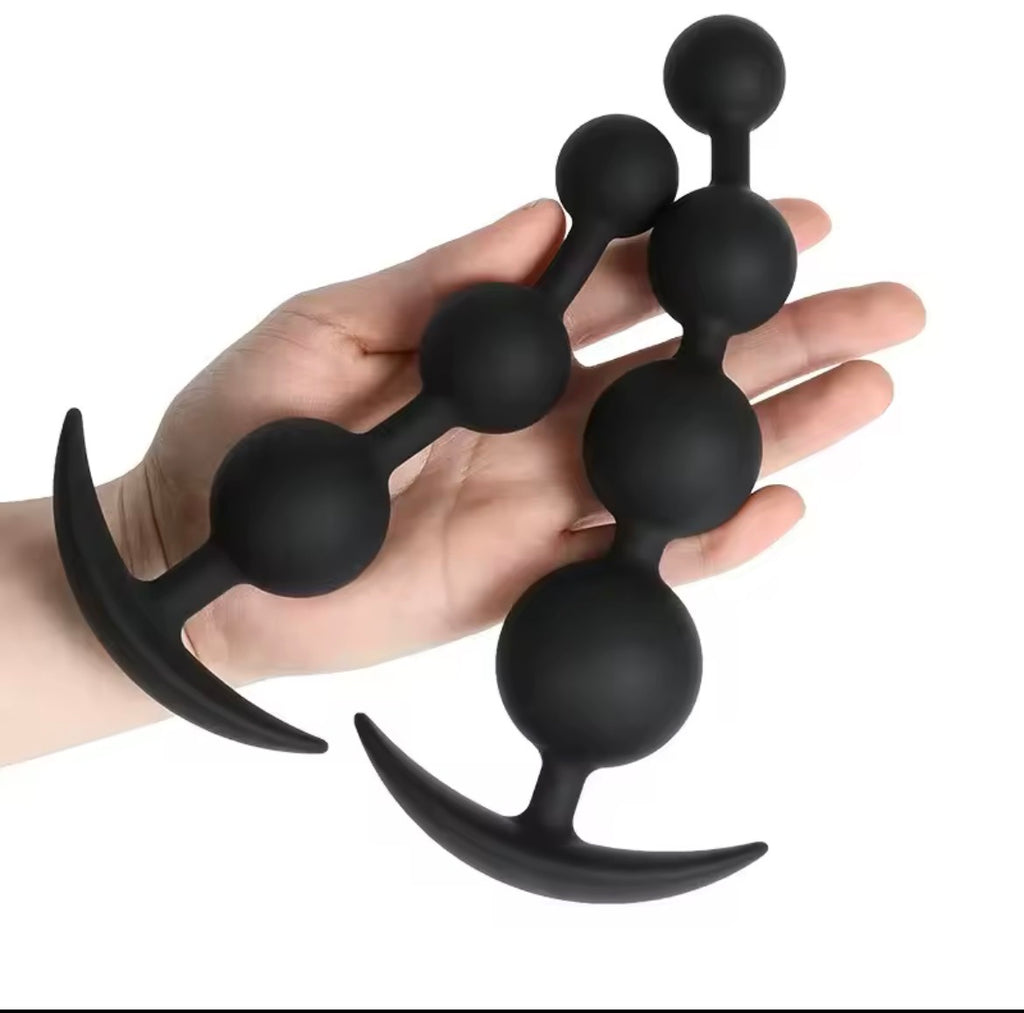 Grand plug anal en silicone BDSM