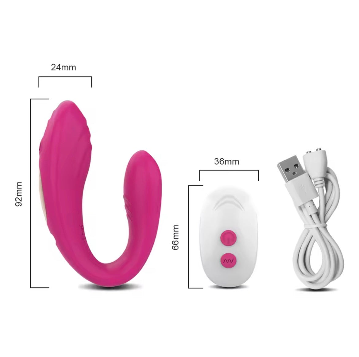Jouets sexuels Double pénétration vagin vibrateur