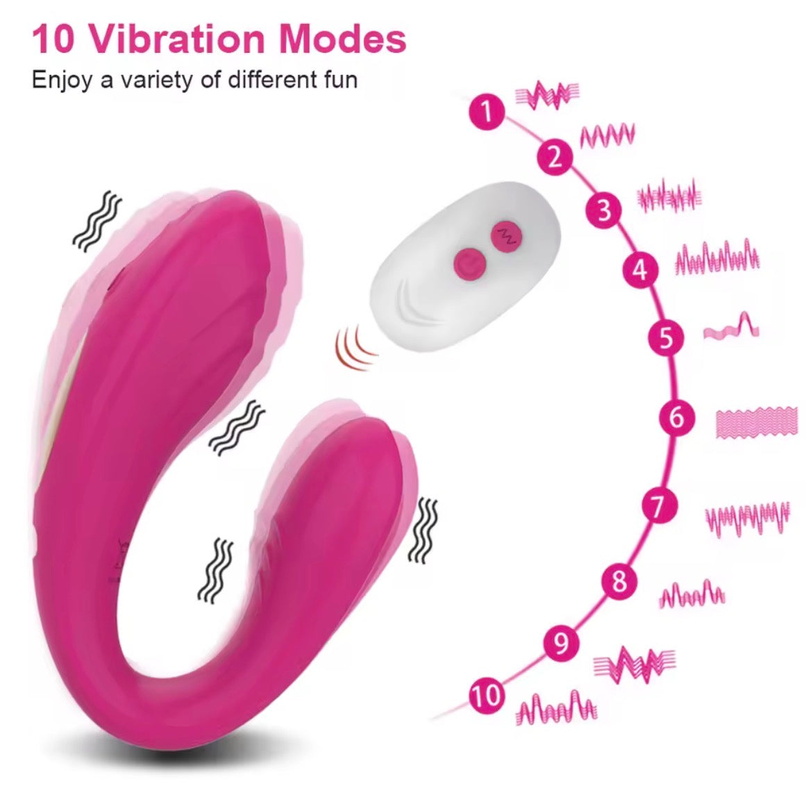 Jouets sexuels Double pénétration vagin vibrateur